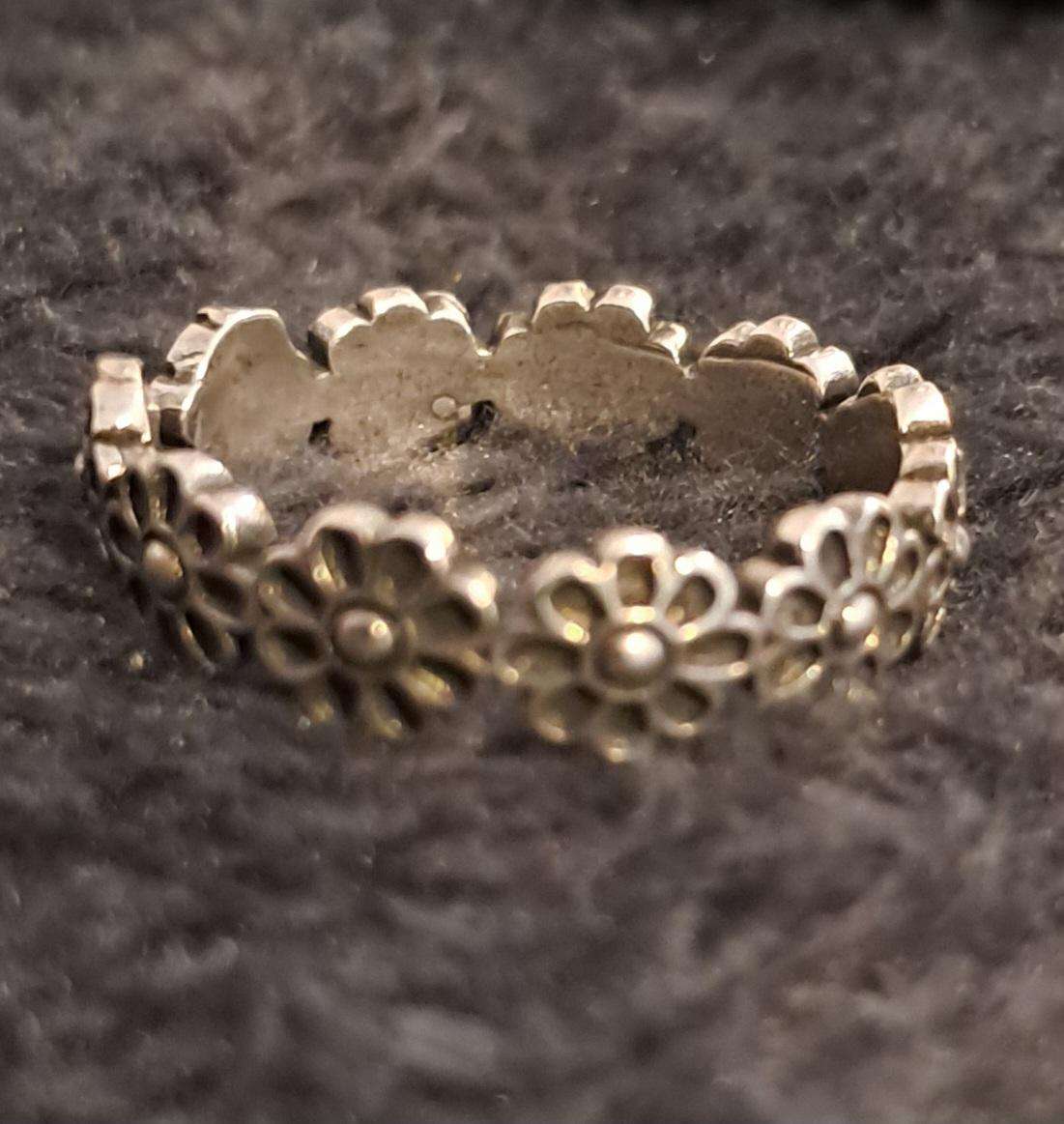 Vintage Style Silver Adjustable Ring
