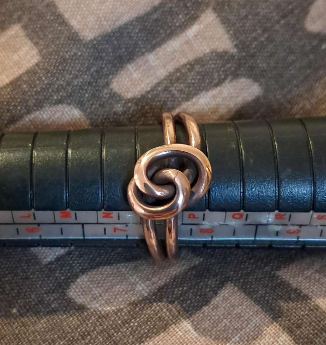 Handmade Copper Ring Size 7