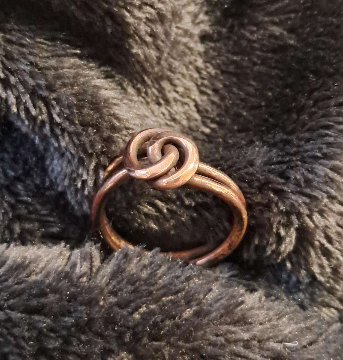 Handmade Copper Ring Size 7
