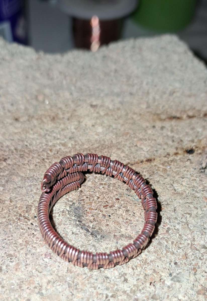 Hand Woven Adjustable Copper Wire Ring