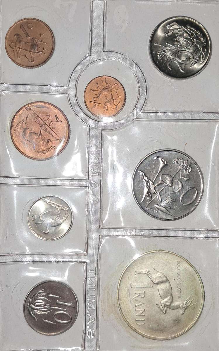 1976 Uncirculated Coin Set Silver 1 Rand