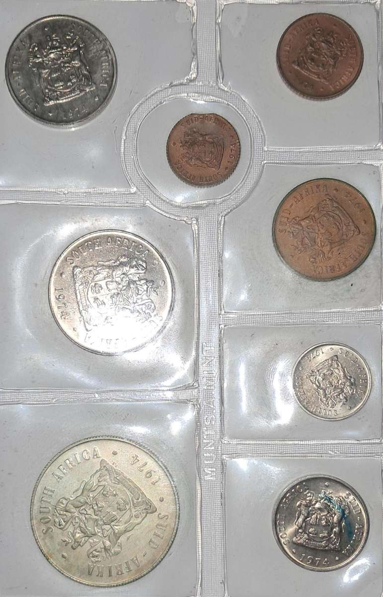 1974 Uncirculated Mint Pack Silver 1 Rand