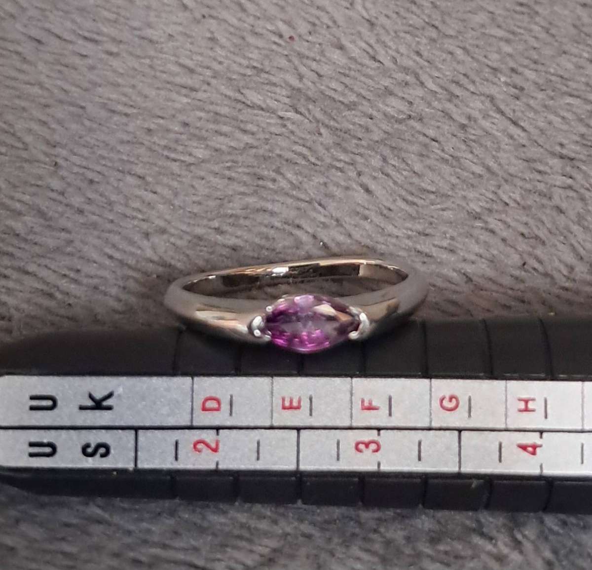 Synthetic Stone Ring Size 8