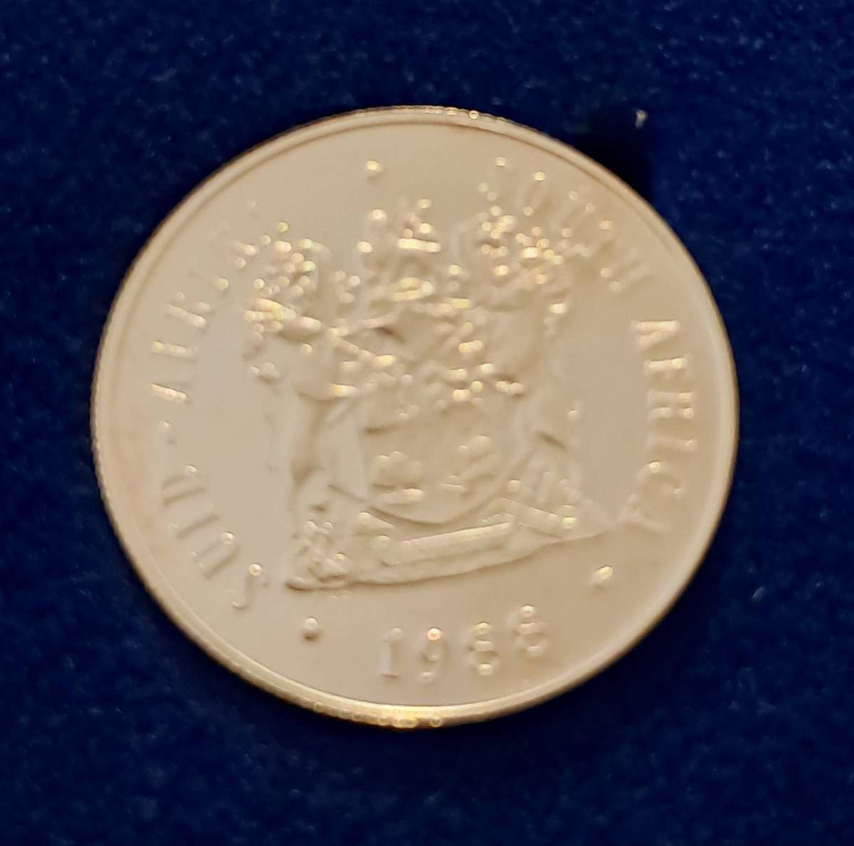 1988 Proof Bartlomeu Dias Silver 1 Rand