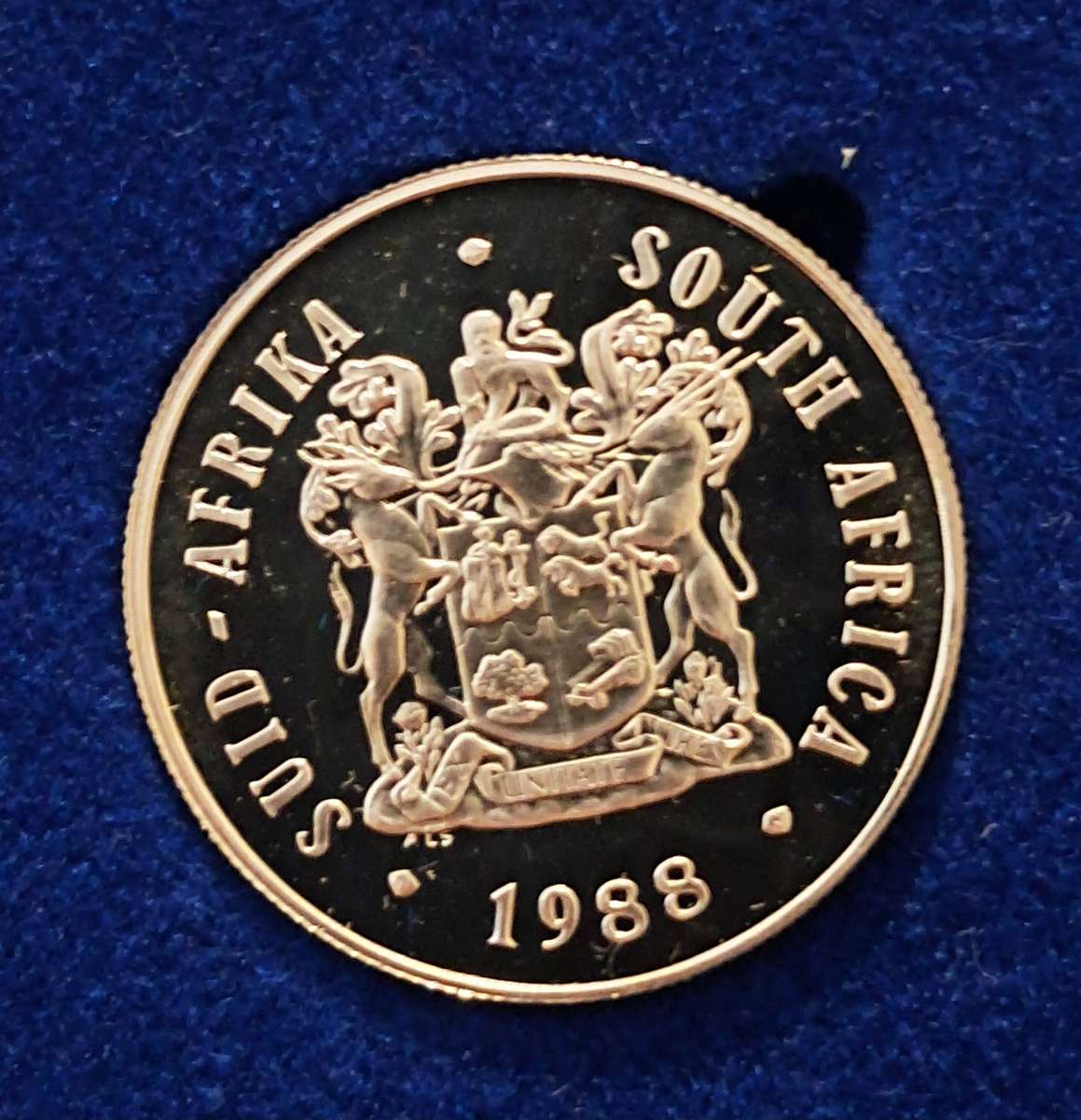 1988 Proof Bartlomeu Dias Silver 1 Rand