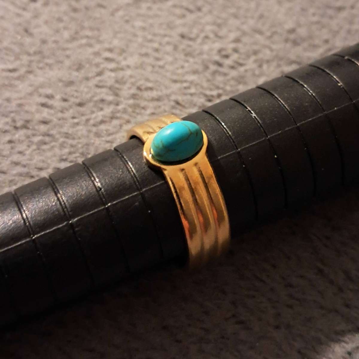 Gold Plated Adjustable Ring