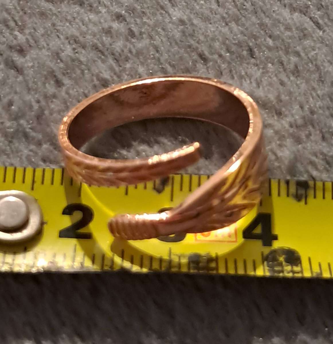 Adjustable Copper and Ring Set