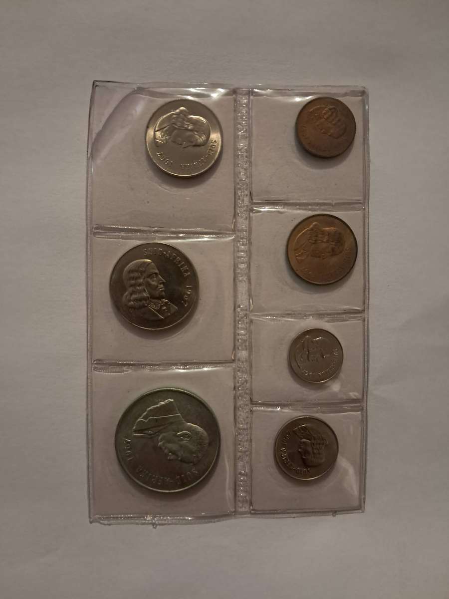 1967 Uncirculated Mint Pack Silver 1 Rand Afrikaans