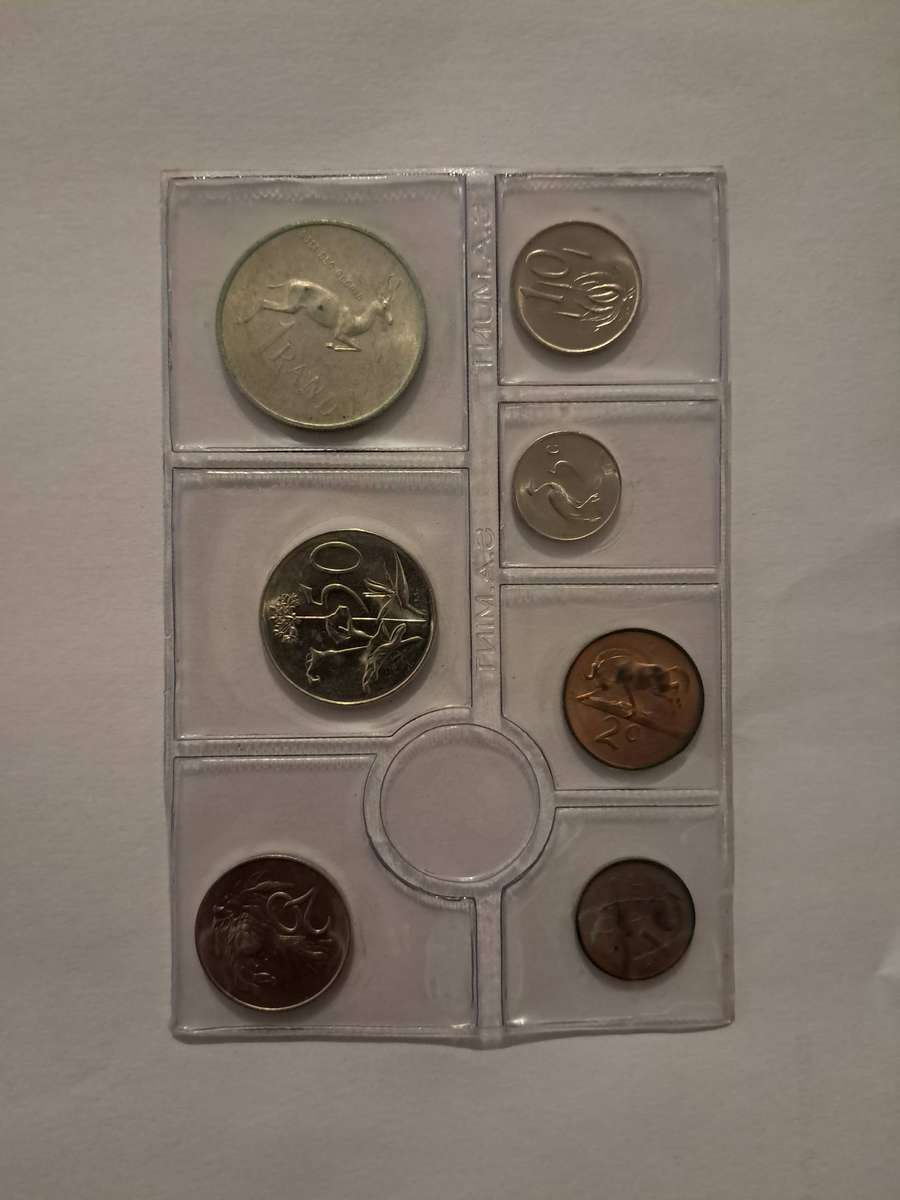 1968 Uncirculated Mint Pack Silver 1 Rand English