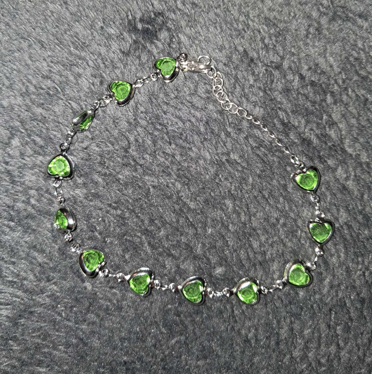 Heart Shaped Bracelet 17 to 22cm