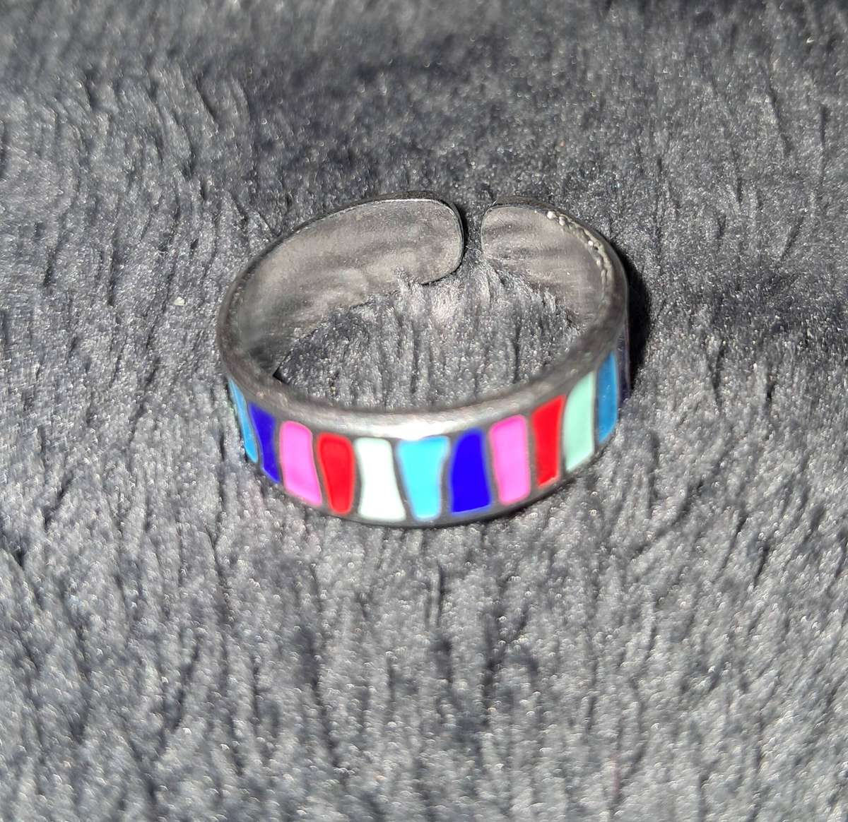 Stainless Steel Gold Plated Adjustable Open Ring