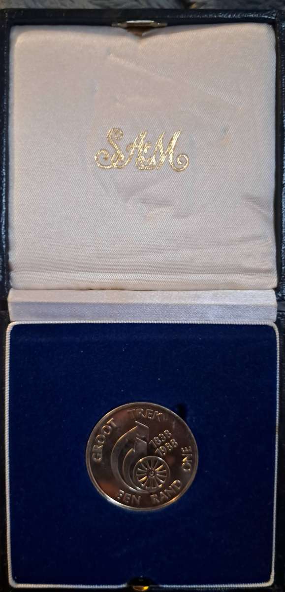 Silver 1988 Groot Trek Proof 1 Rand