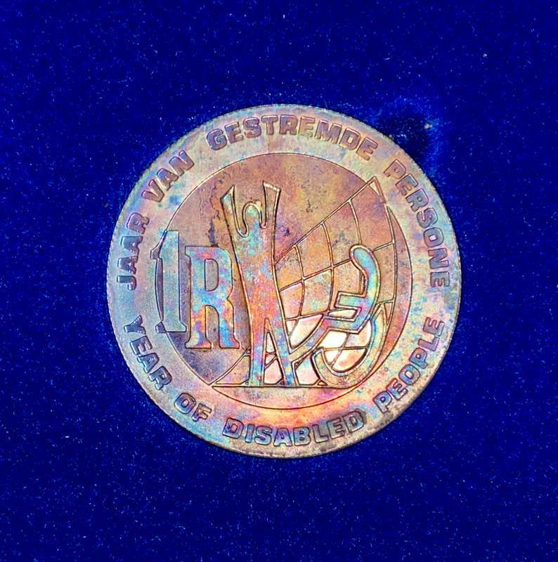 SILVER R1 1986 YEAR OF THE DISABLED