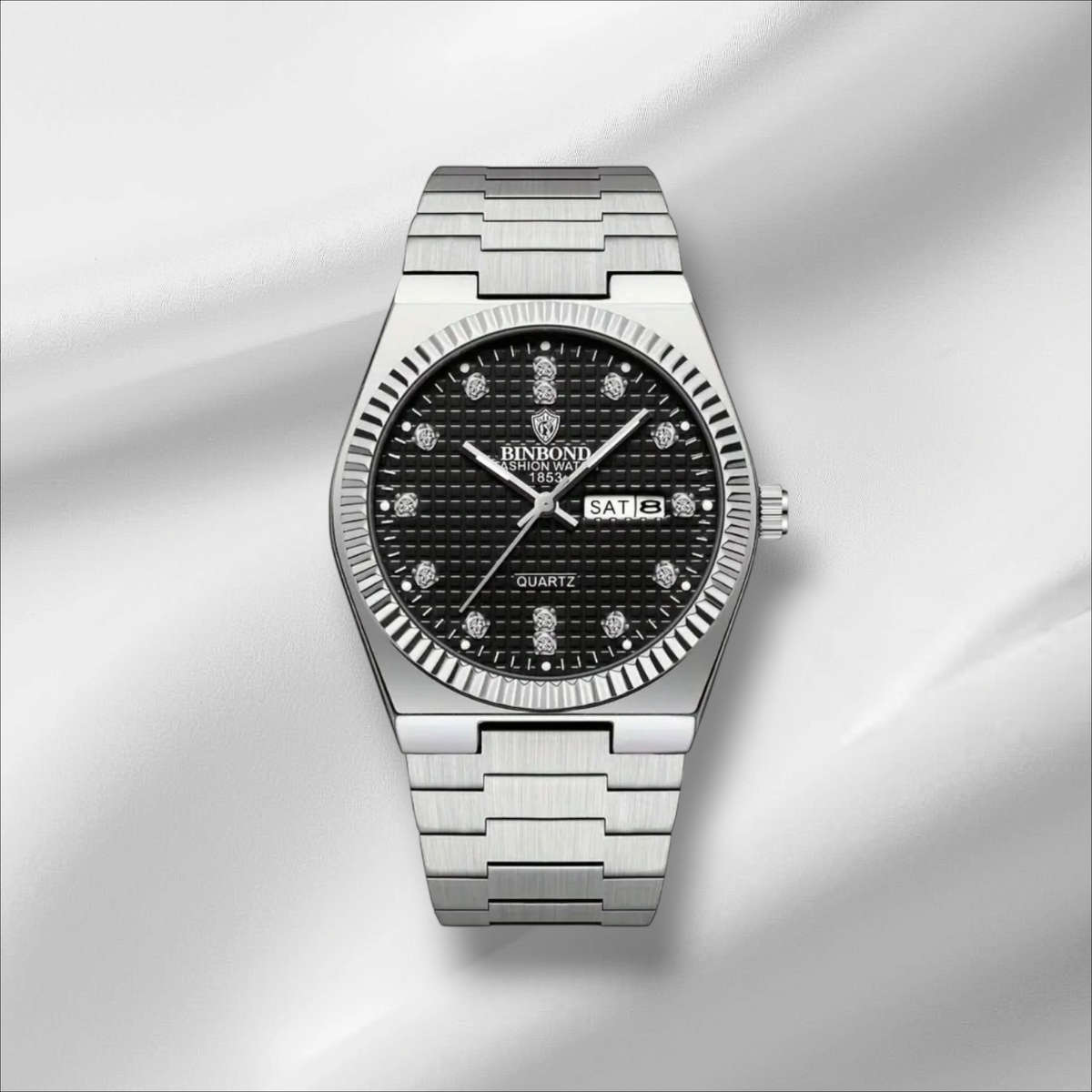 Mens Day Date Calender Watch