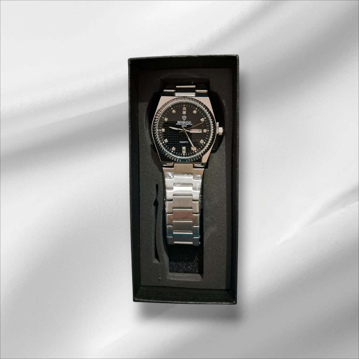 Mens Day Date Calender Watch