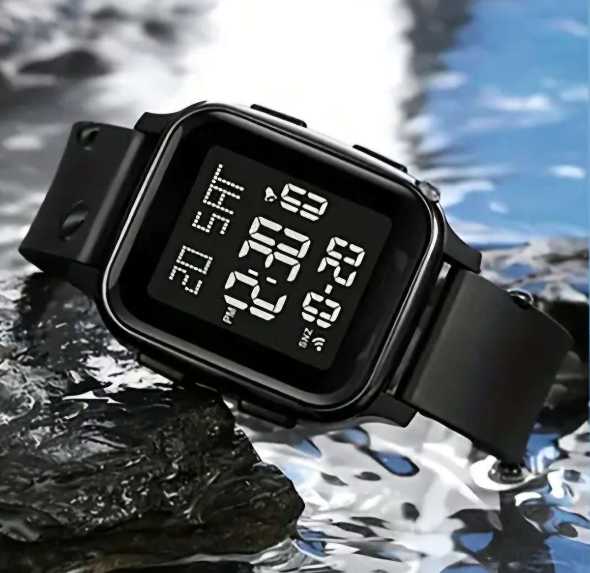 Sanoa Digital Alarm Stopwatch Calender Watch