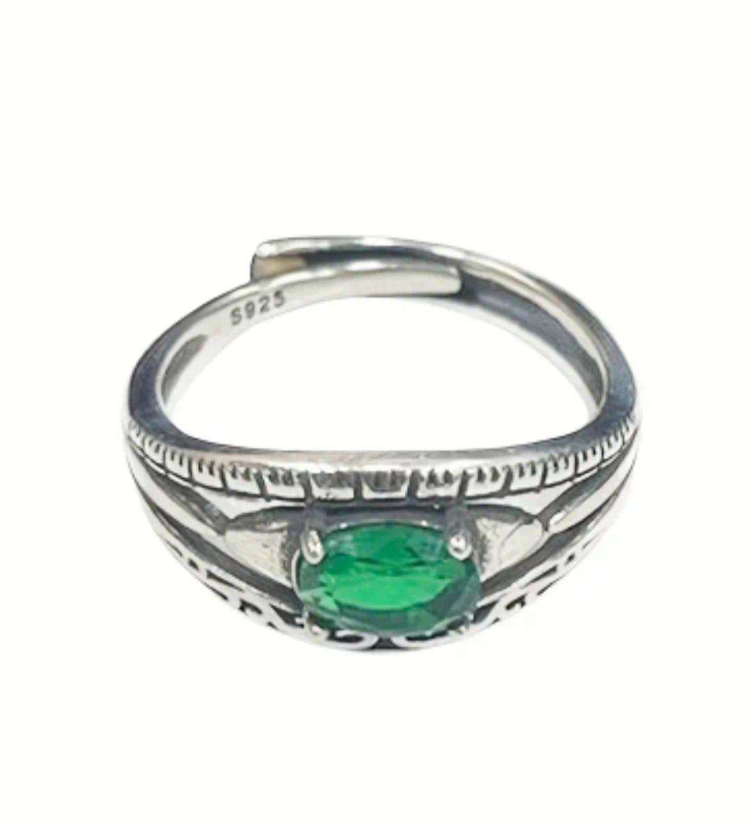 Stunning Sterling Silver Adjustable Ring