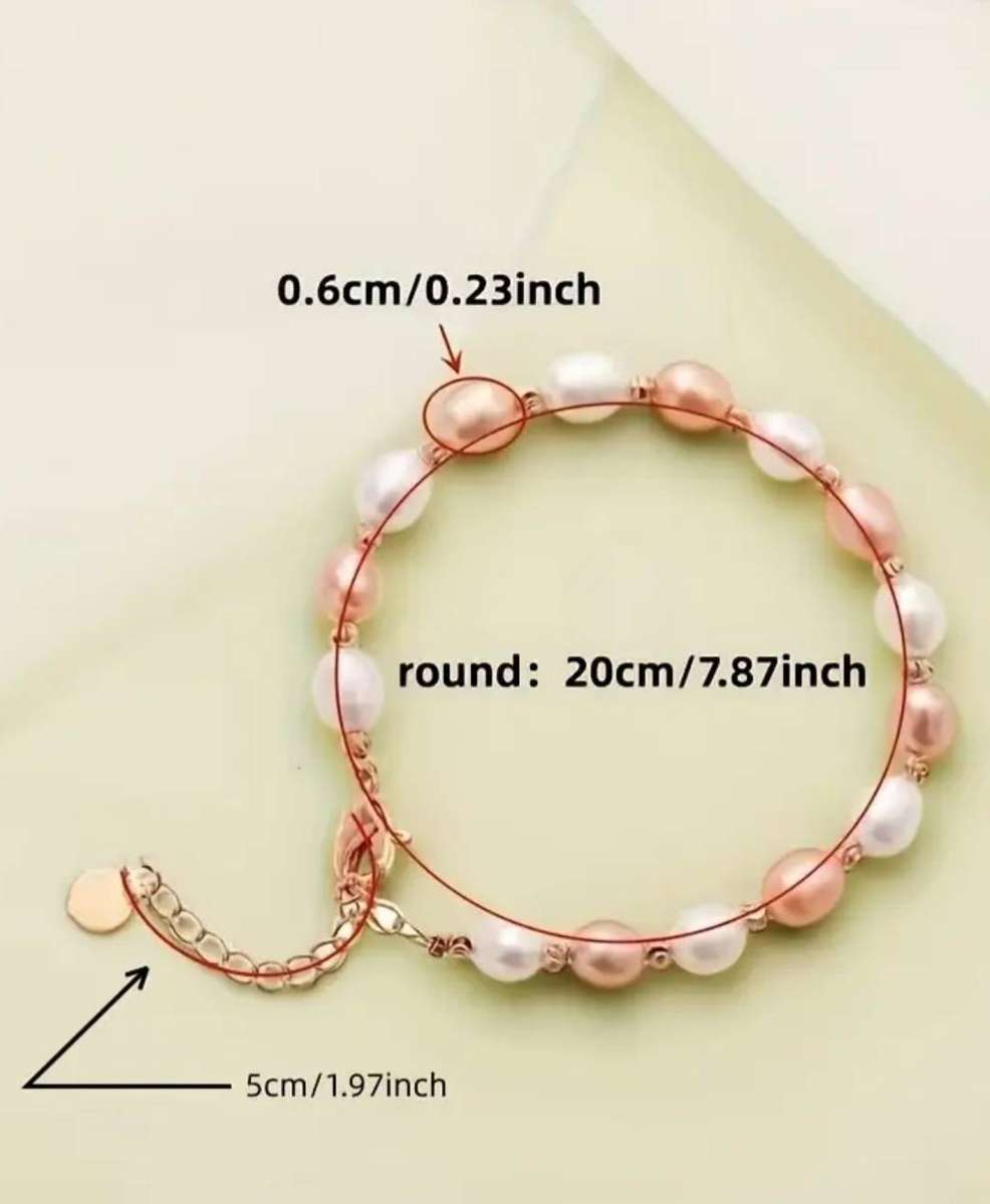 Fresh Water Pearls Adjustable Bracelet