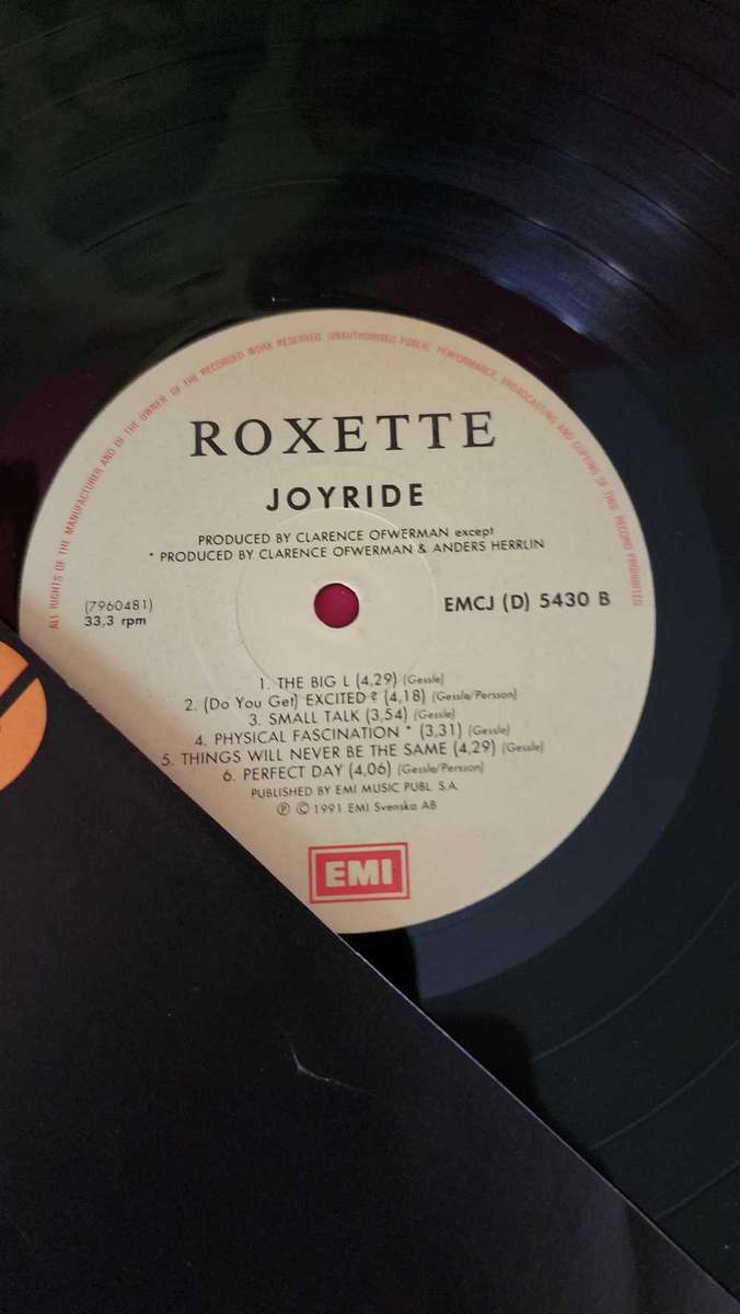 Roxette "Joyride" LP