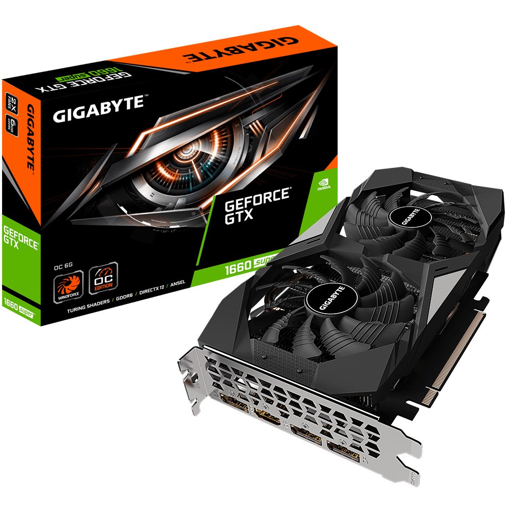 Gigabyte GTX1660 Super OC Graphics Card