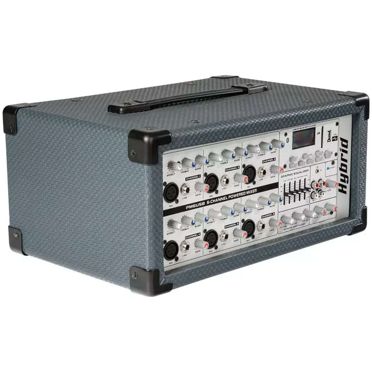 Hybrid PM6USB 6-Channel Powered Mixer With USB Interface