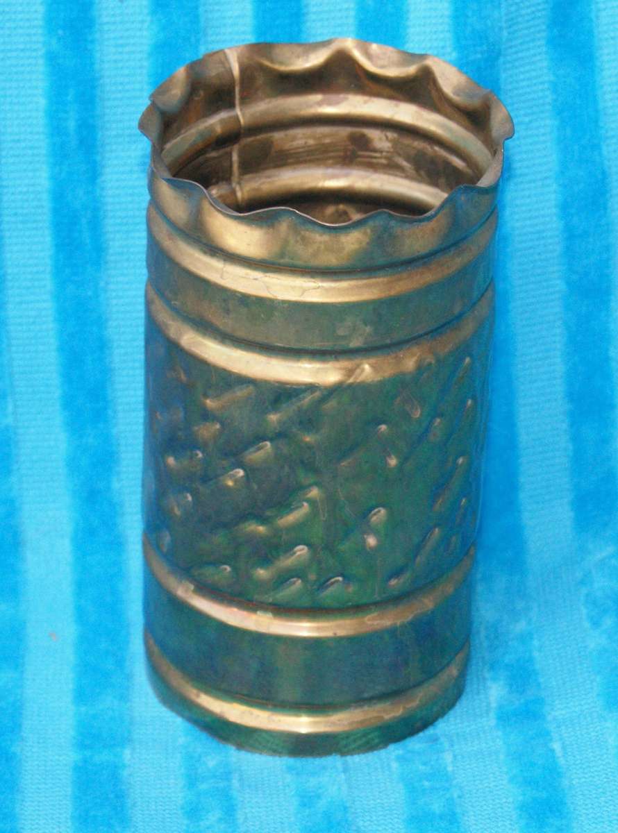 Vintage Hand Made Brass Vase