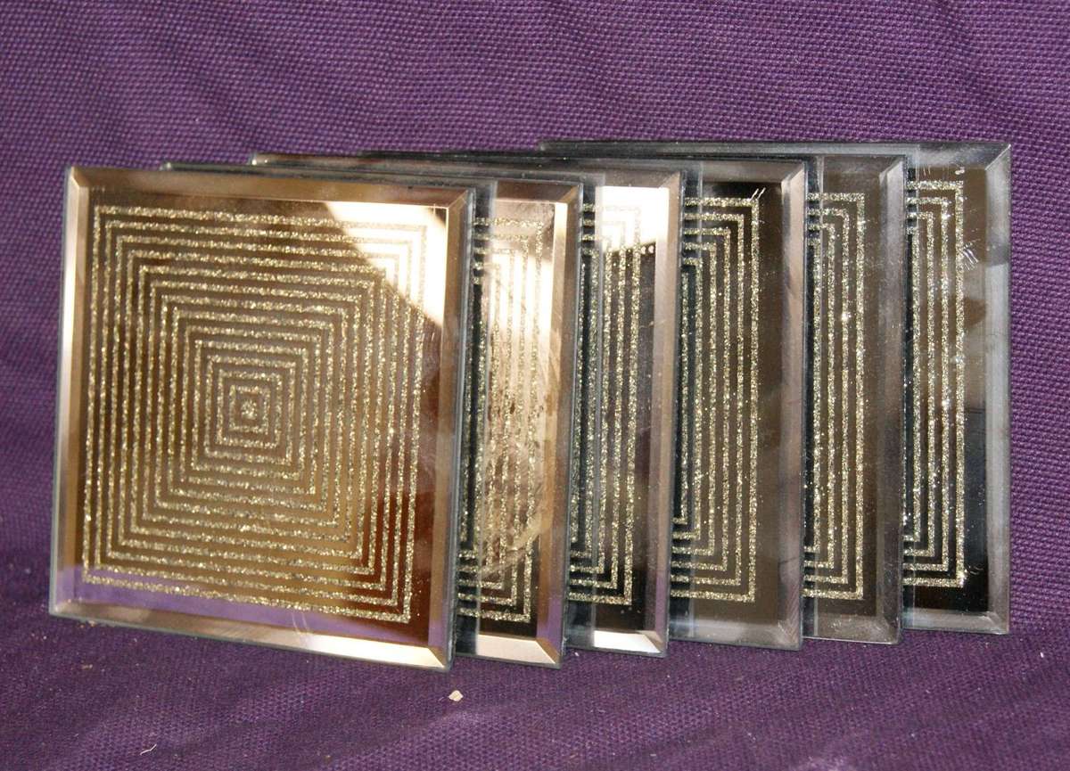 Set of 6 Mirror Coasters