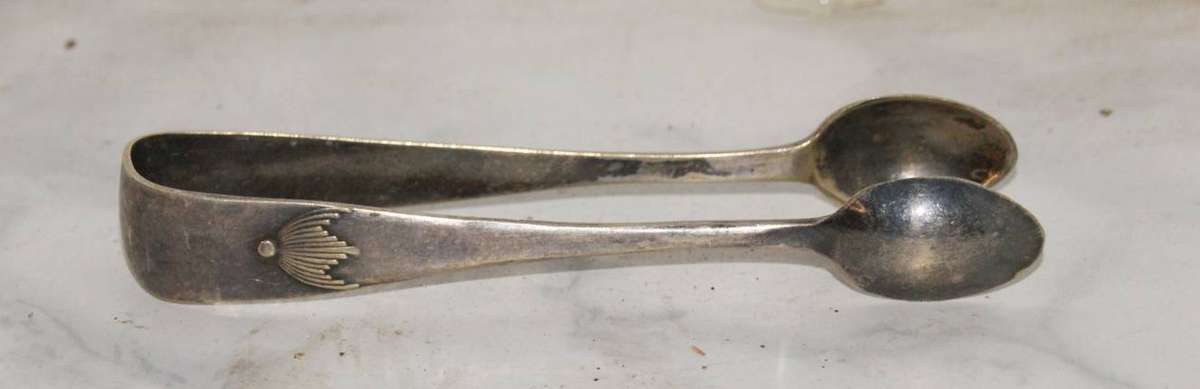 Antique Art Nouveau EPNS Sugar Tongs