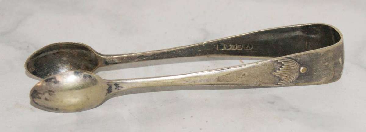 Antique Art Nouveau EPNS Sugar Tongs