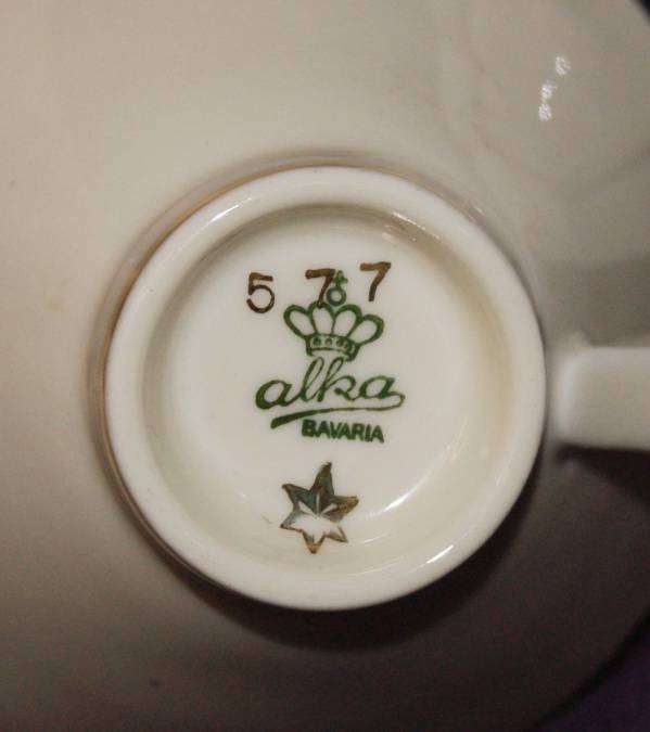 Vintage Alka Bavaria Demitasse Duo