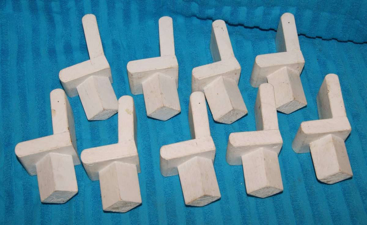 Lot of 9 Doll House Chairs