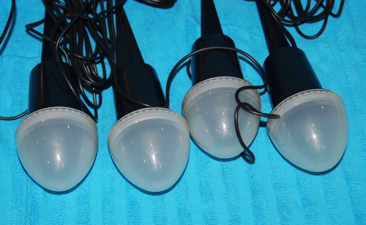 Lot of 4 Never Used Electric Garden Lights