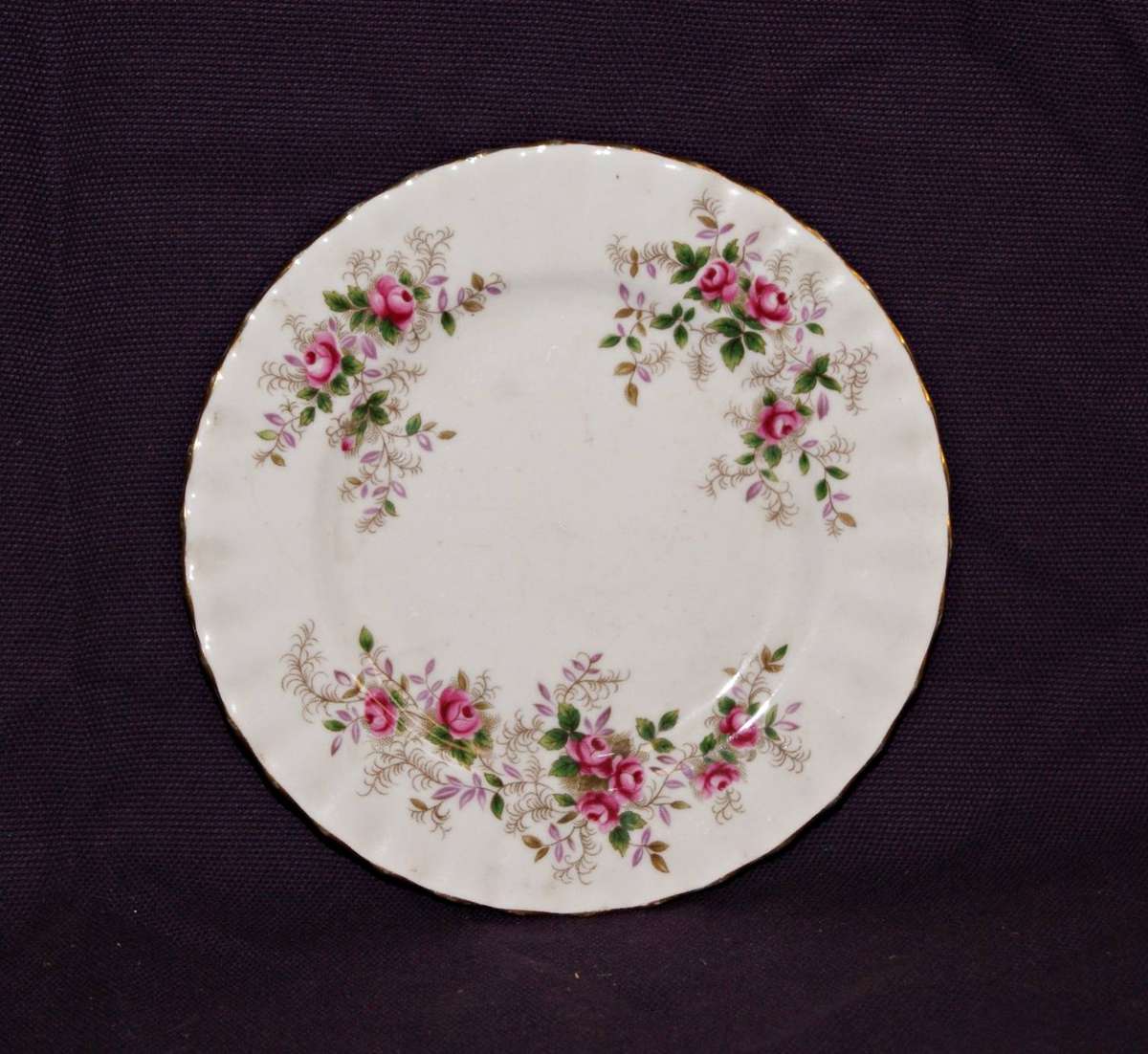 Royal Albert "Lavender Rose" Cake Plate