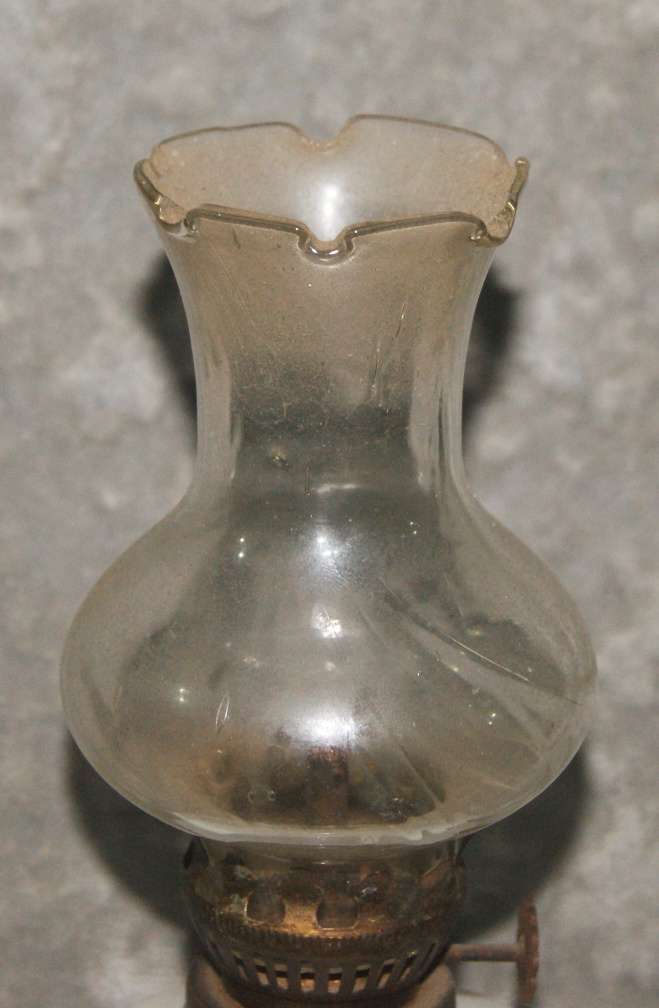 Vintage porcelain oil lamp