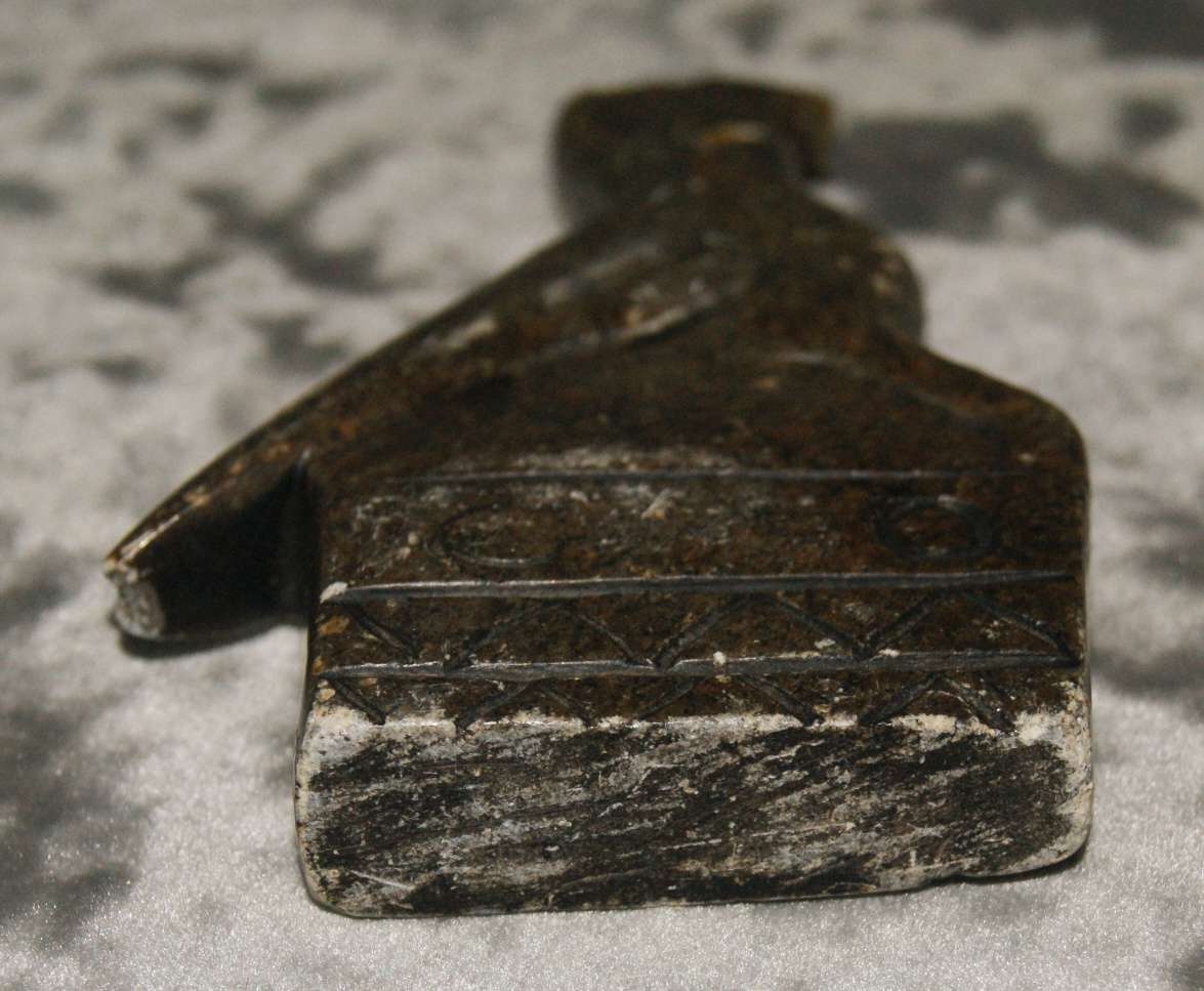 Soapstone carving "Great Zimbabwe Bird" (repaired)