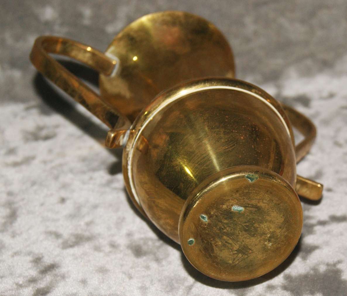 Vintage brass 2 handled jug