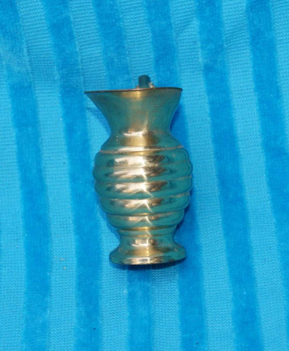 Small Brass Jug Shaped Vase