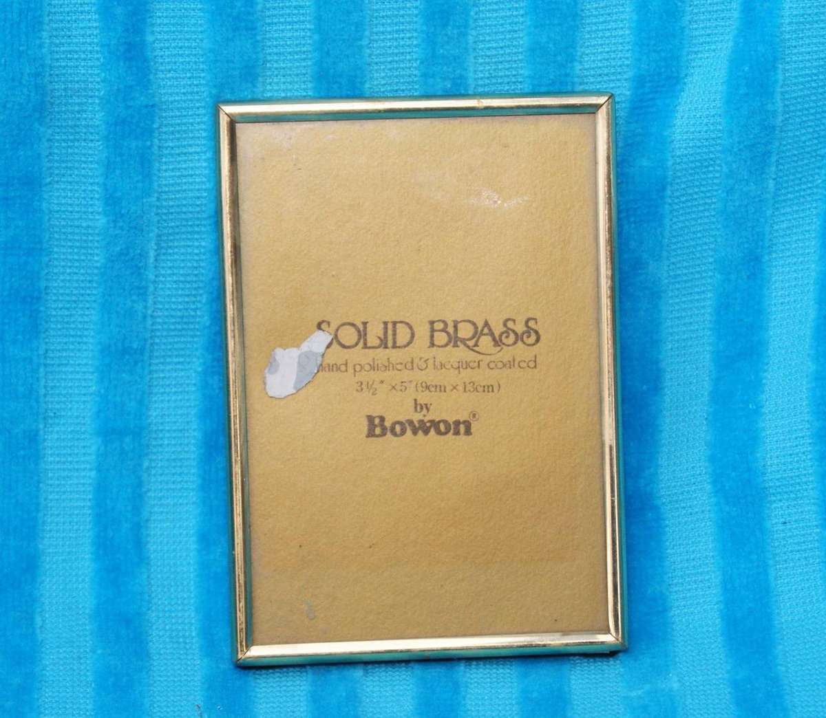 Solid Brass by Bowon Photo Frame