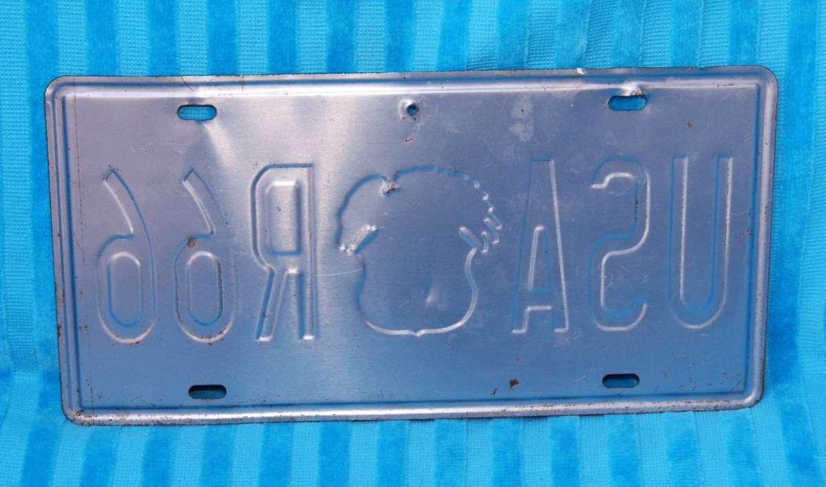 Route 66 Number Plate