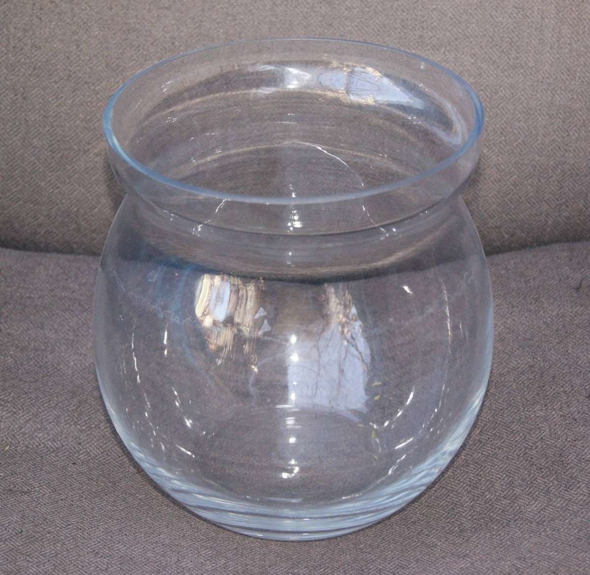 Medium Fluted Glass Vase