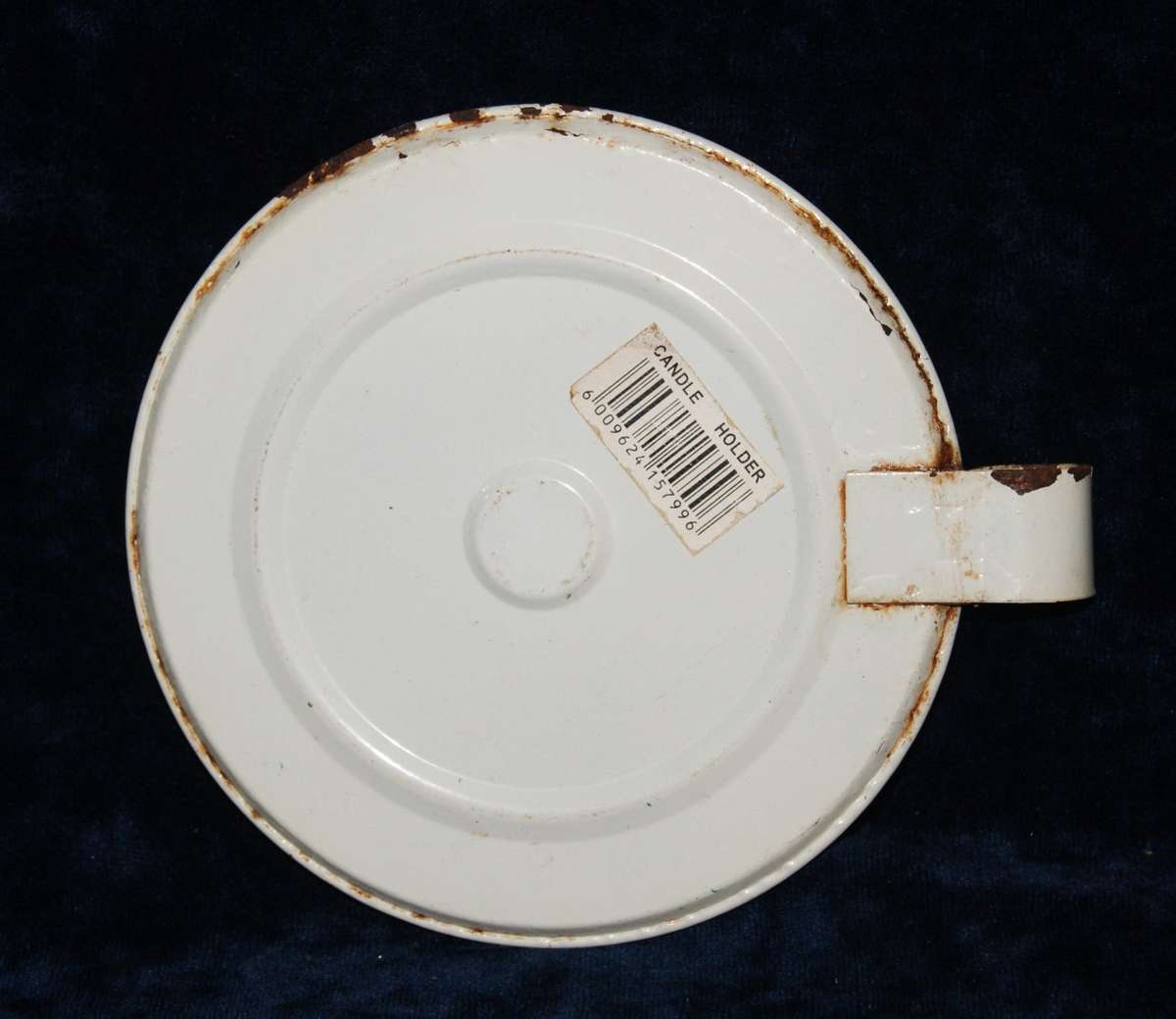 Enamel candle holder