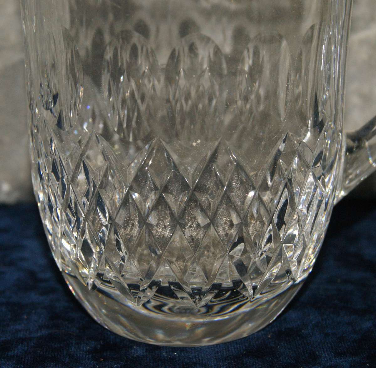 Cut crystal water jug