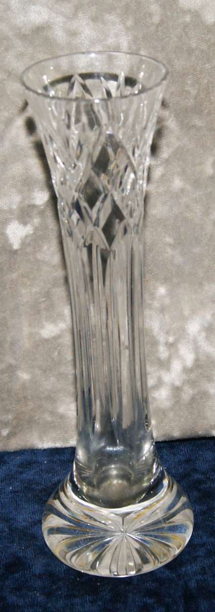 Royal Brierley cut crystal vase