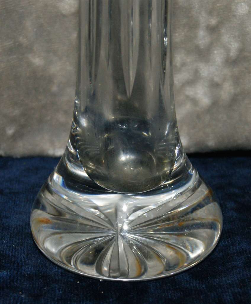Royal Brierley cut crystal vase