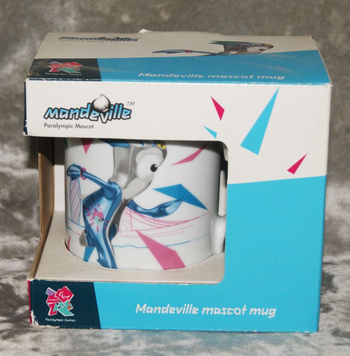 Mandeville Paralympic Games  mascot mug in original box