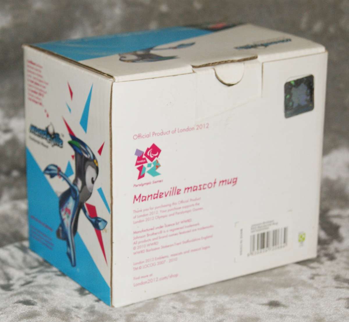 Mandeville Paralympic Games  mascot mug in original box