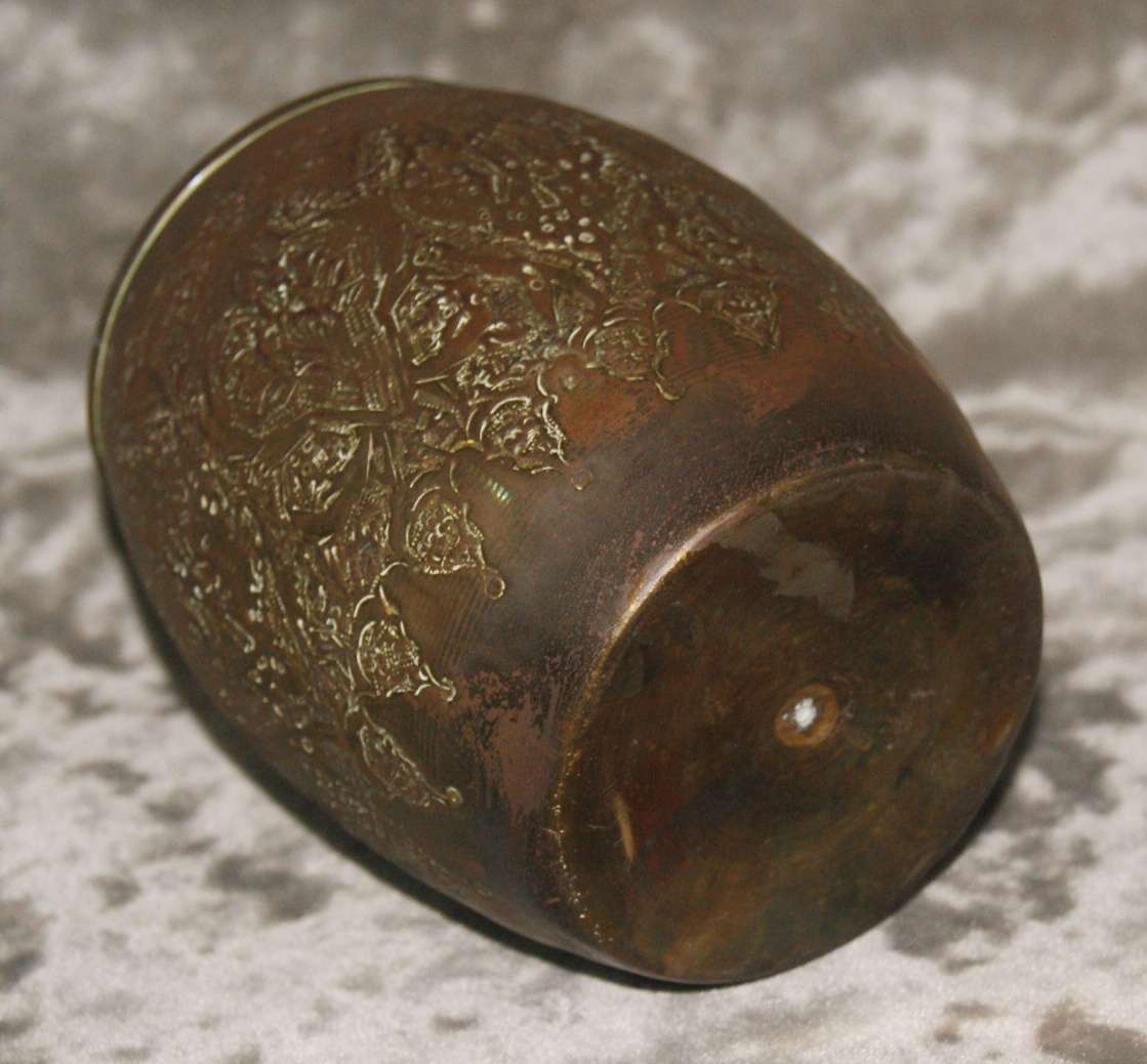 Vintage copper and brass hand etched beer mug @@ CCRRAAZZYY R1 START