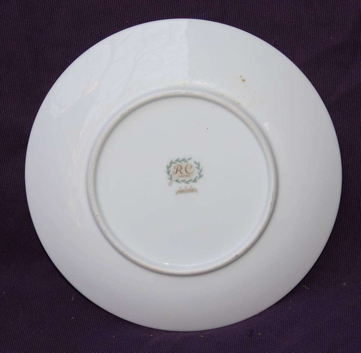 RC Noritake Mapleleaf Fish Plate (4of5)