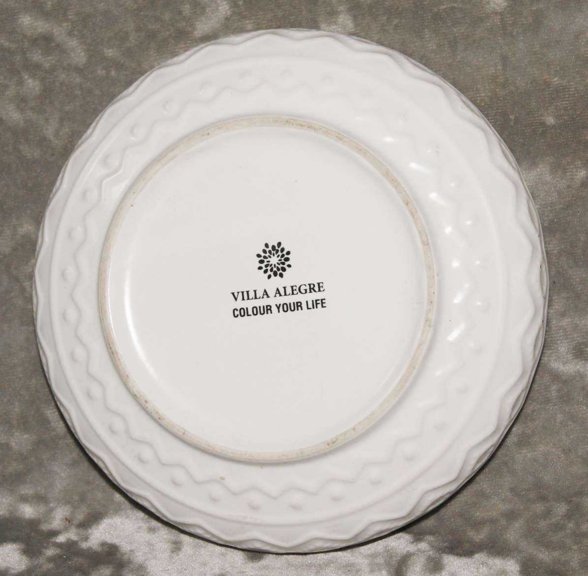 Villa Allegre "Colour your Life" ceramic embossed dish @@ CCRRAAZZYY R1 START