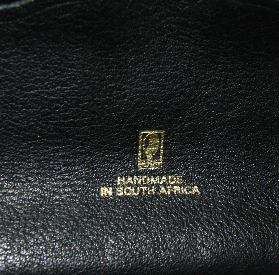 Handmade in South Africa leather purse